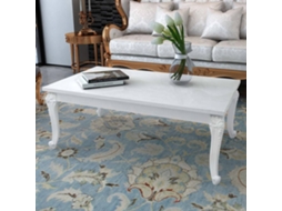 Vidaxl Mesa De Centro 115x65x42 Cm Branco Brilhante