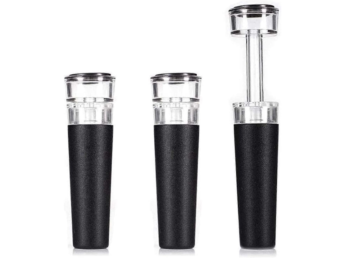 Conjunto De 3 Rolhas Para Vinho
