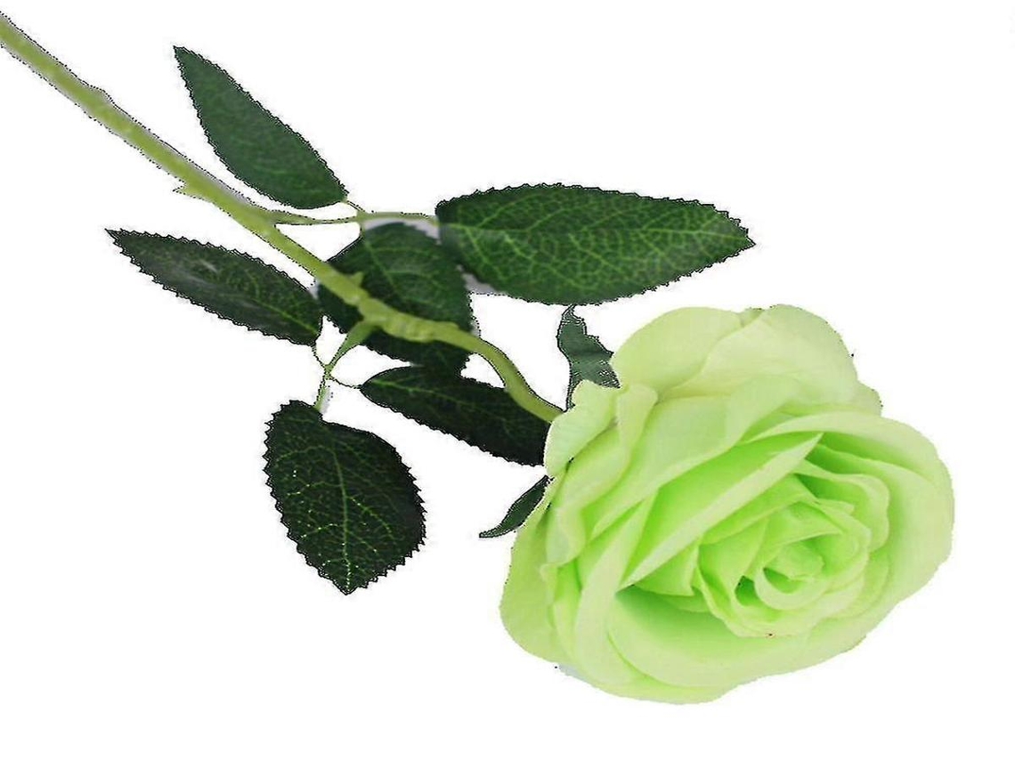 Folhagem Artificial - 10 Buquês, 10 Rosas - Rosa, Seda/plástico, 8 Cm - Aspeto Realista - Para Interiores E Exterior E Casamentos | Lurelia