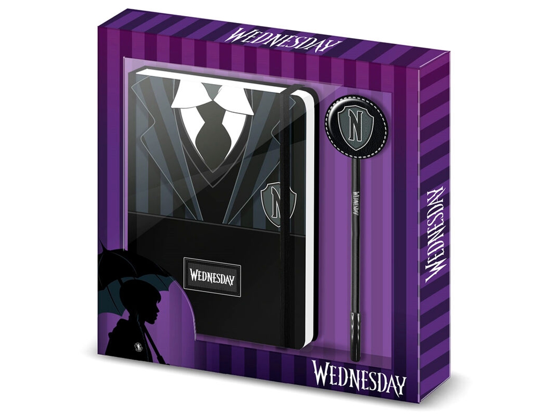 Wednesday Uniforme Agenda Estojo De Canetas
