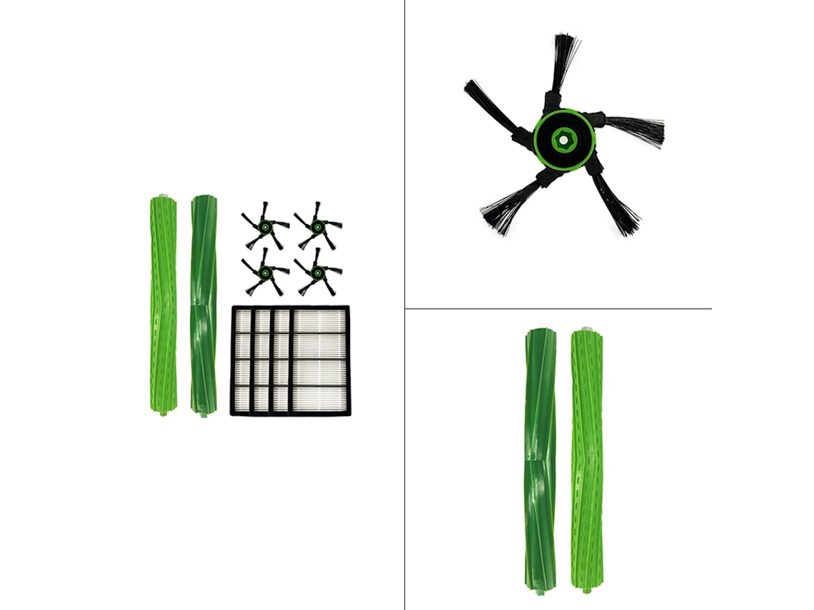 Rolo escova lateral filtros saco de pó para irobot roomba s9 s9 varrendo robô aspirador acessórios