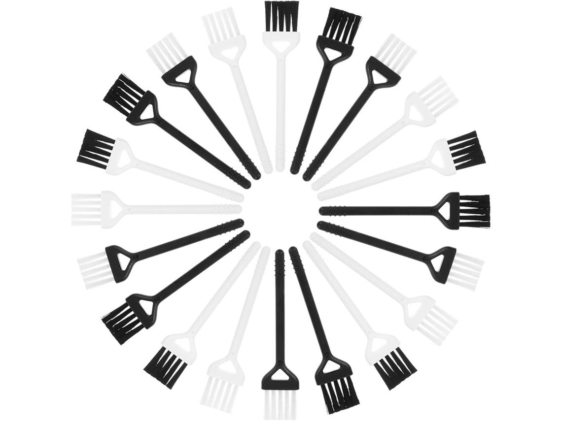 Escova De Limpeza Para Teclado E Barbeador, 20 Peças, Abs Antiestático, Remove Poeira E Sujeira, Ideal Para Outono E