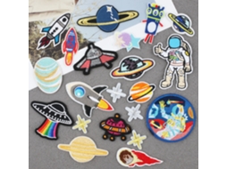 Lurelia Patches Bordados Termocolantes Algodão 22 Peças Roupas Acessórios