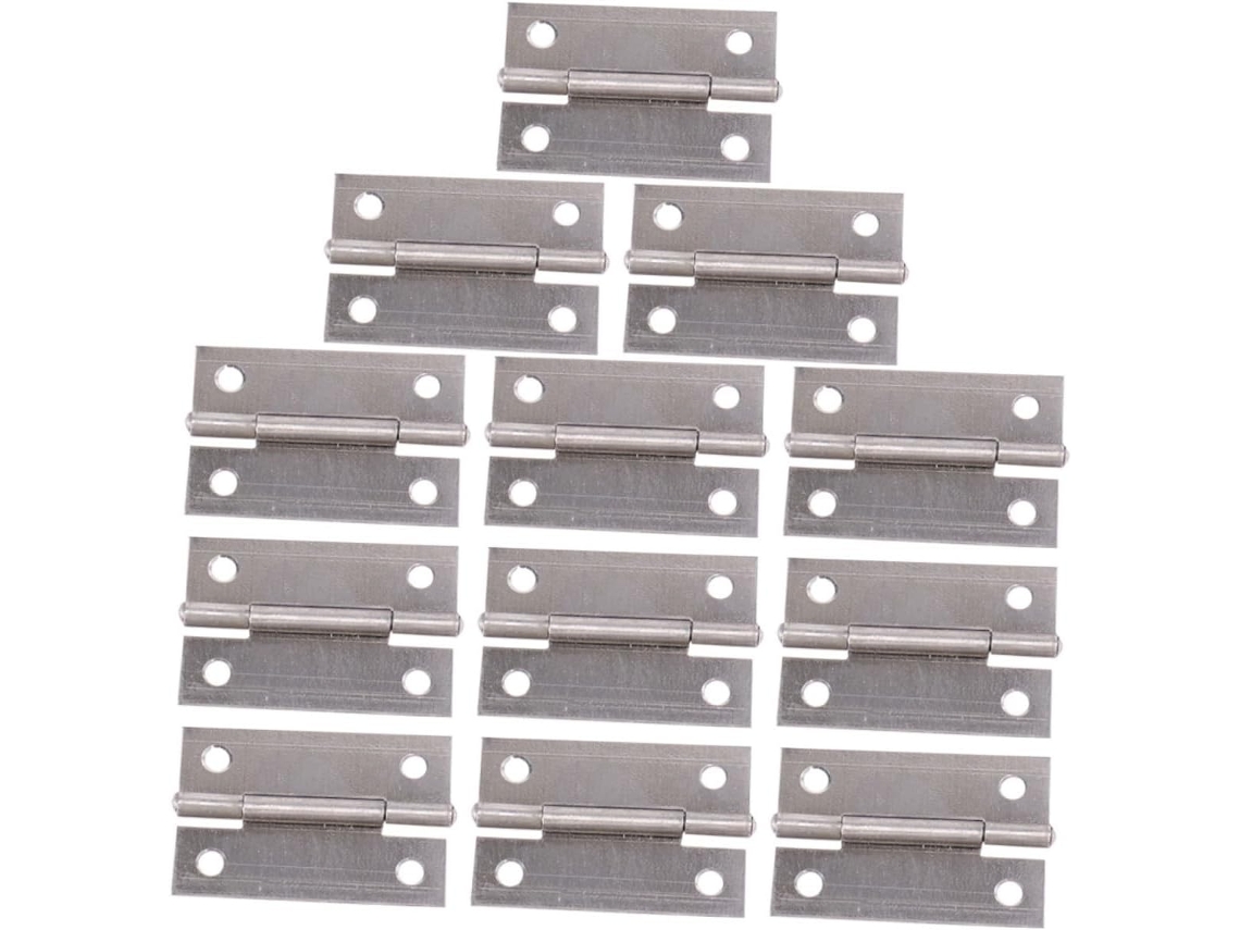 Conjunto De 40 Dobradiças Ferro Para Armários E Portas Cozinha.