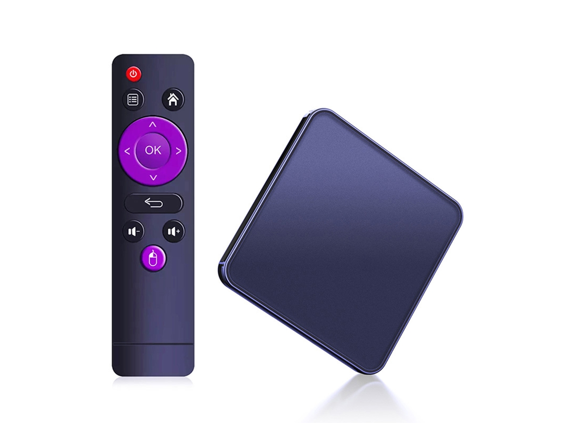 Smart Tv Box Com Reprodução 4k E Wifi Dual Band
