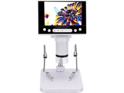 Microscópio Digital De 5 Polegadas, 1080p Hd, Ampliação Ajustável De 1000x