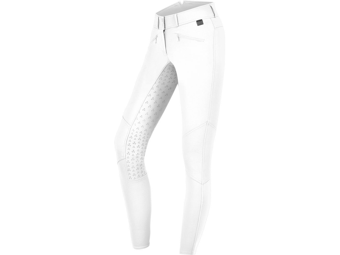 E.L.T. Calças de Montaria de Silicone de Cintura Alta Hella Branco 42E.L.T.