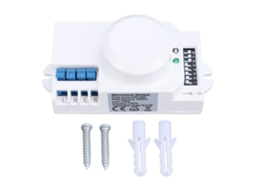 Interruptor Com Sensor De Radar De Micro-ondas Laxiscreed Para Deteção De Presença E Controlo De Iluminação Ajustável