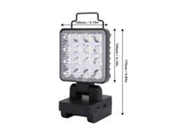Lâmpada De Trabalho Led Portátil Laxiscreed Com Saída Usb-c 5v 2a E Resistência Ip67