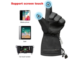 Pretas tengoo Luvas Elétricas Aquecidas Unissex 1 Par Tela Sensível Toque 7.4v Dc Ip Inverno Esportes Ar Livre