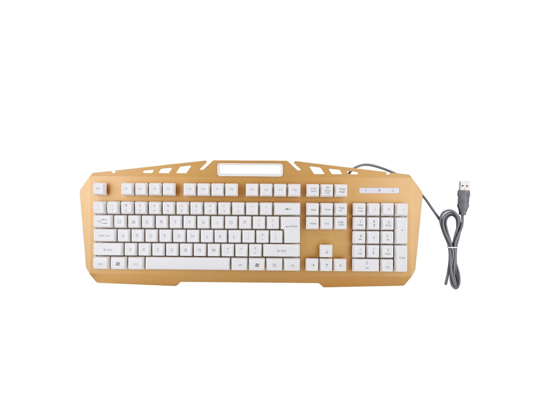 Teclado Gamer LAXISCREED (usb com Fio, Iluminado, À Prova de Água)