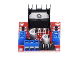 Placa De Controle De Motor De Canal Duplo Hbridge L298n Dc 5v-35v Controlador Elétrico