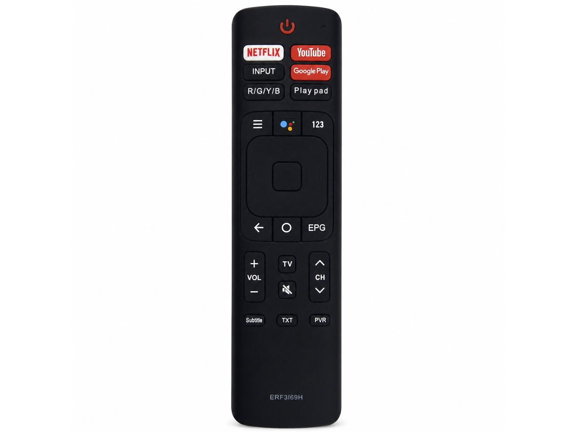Comando Bluetooth Com Controlo Por Voz Compatível Com Tv Hisense Erf3i69h