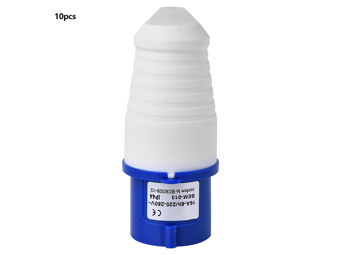 Laxiscreed Conector De Tomada Industrial Ip44 3 Pinos À Prova D'água