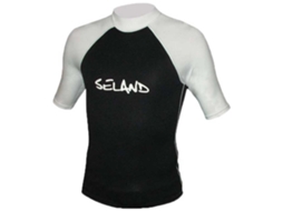 Camiseta Manga Curta Neoprene Bali Preto Xsseland