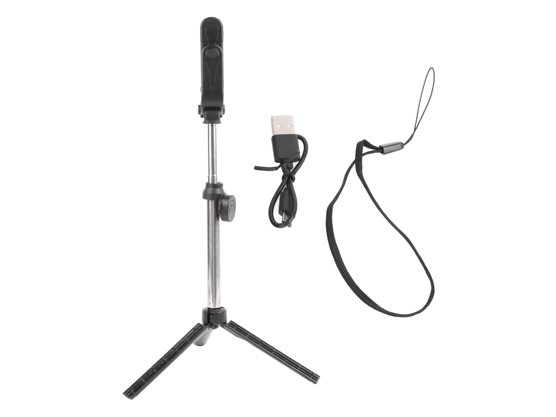 Suporte de Selfie Tripé LAXISCREED com Luz e Controle Bluetooth