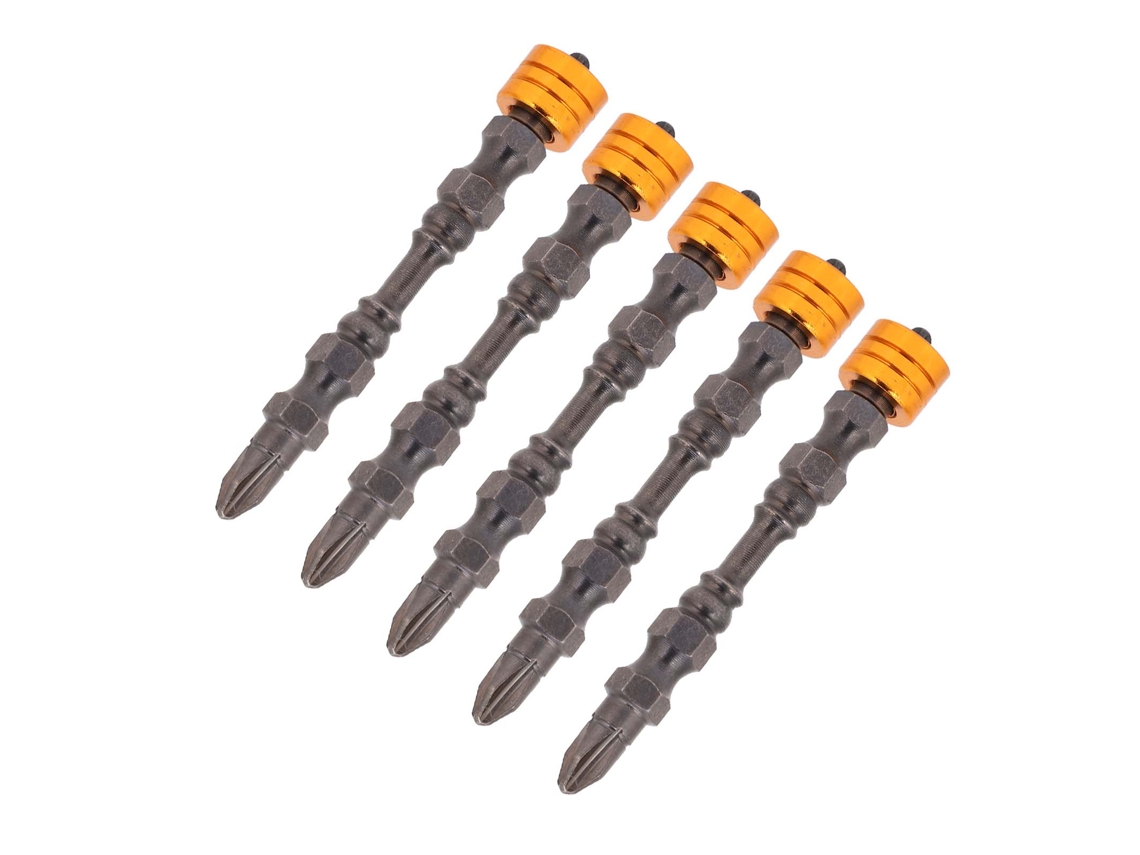 5pcs Conjunto De Brocas De Parafuso Magnético Estilo D 65mm Para Parafusadeira Eléctrica Cabeça De Parafuso