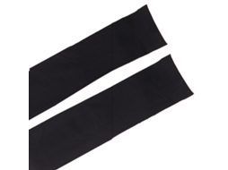Ymsl Mangas De Brazo De Seda De Hielo Refrescantes Protección Solar Uv Elásticas Para Exterior Viajes Correr Ciclismo Negro Hxl
