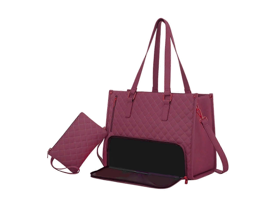 Lancheira feminina Aquaforge, lancheira, bolsa de ombro para computador, bolsa casual para escritório