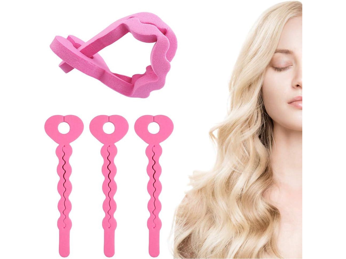 Juego de 18 esponjas flexibles y suaves para peinar el cabello, sin calor, ideales para cabello largo, corto, grueso y fino - Aquaforge