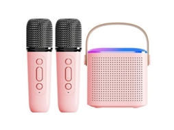 Mini Máquina De Karaokê Infantil Alto Falante Bluetooth Portátil Infantil Com Microfone Sem Fio Presente Para Meninos E Meninas 1 Pacote Yizhood