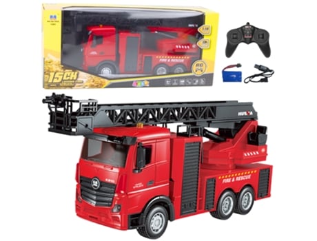 Escada Extensível Para Camião De Bombeiros Com Jato De Água Huina 118