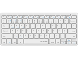 Teclado MITSAI Bluetooth + 2.4GHZ REC MITSAI Q700 (Branco)
