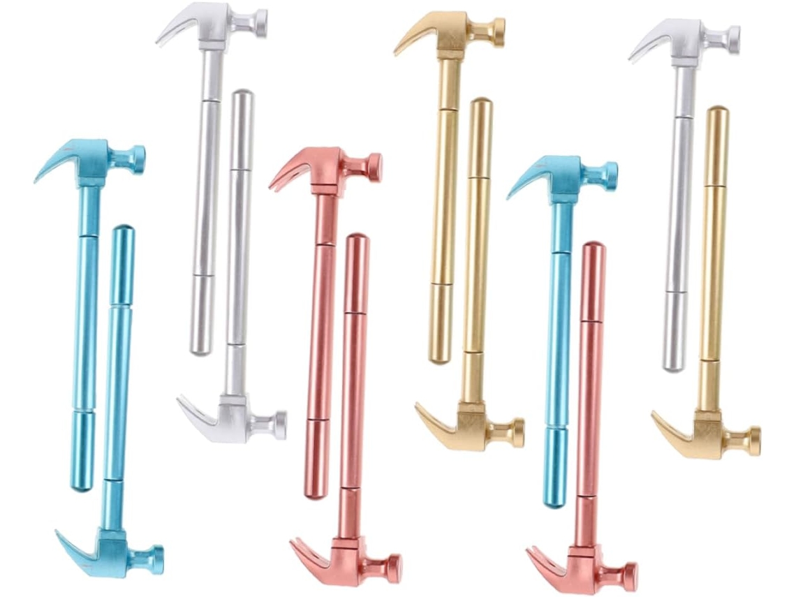 Conjunto De 12 Canetas Rollerball Em Gel Doitool Formato Martelo Com