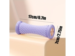 Massageador De Pés (roxo) Com Rolos De Massagem, Bola De Massagem Para Ioga, Feito De Plástico.