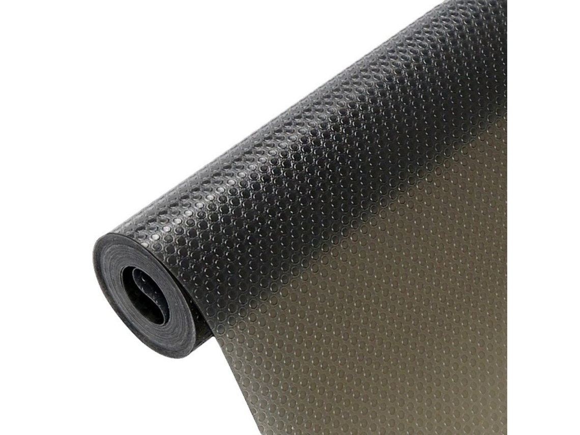 Tapete De Gaveta Eva, Preto, 0,45m X 5m, Forro Antiderrapante À Prova D'água Para Armários E Prateleiras Cozinha