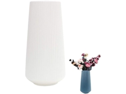 Vaso De Plástico Duradero Imitación Cerámica Diseño Moderno Geométrico Decoración Para Hogar Y Oficina