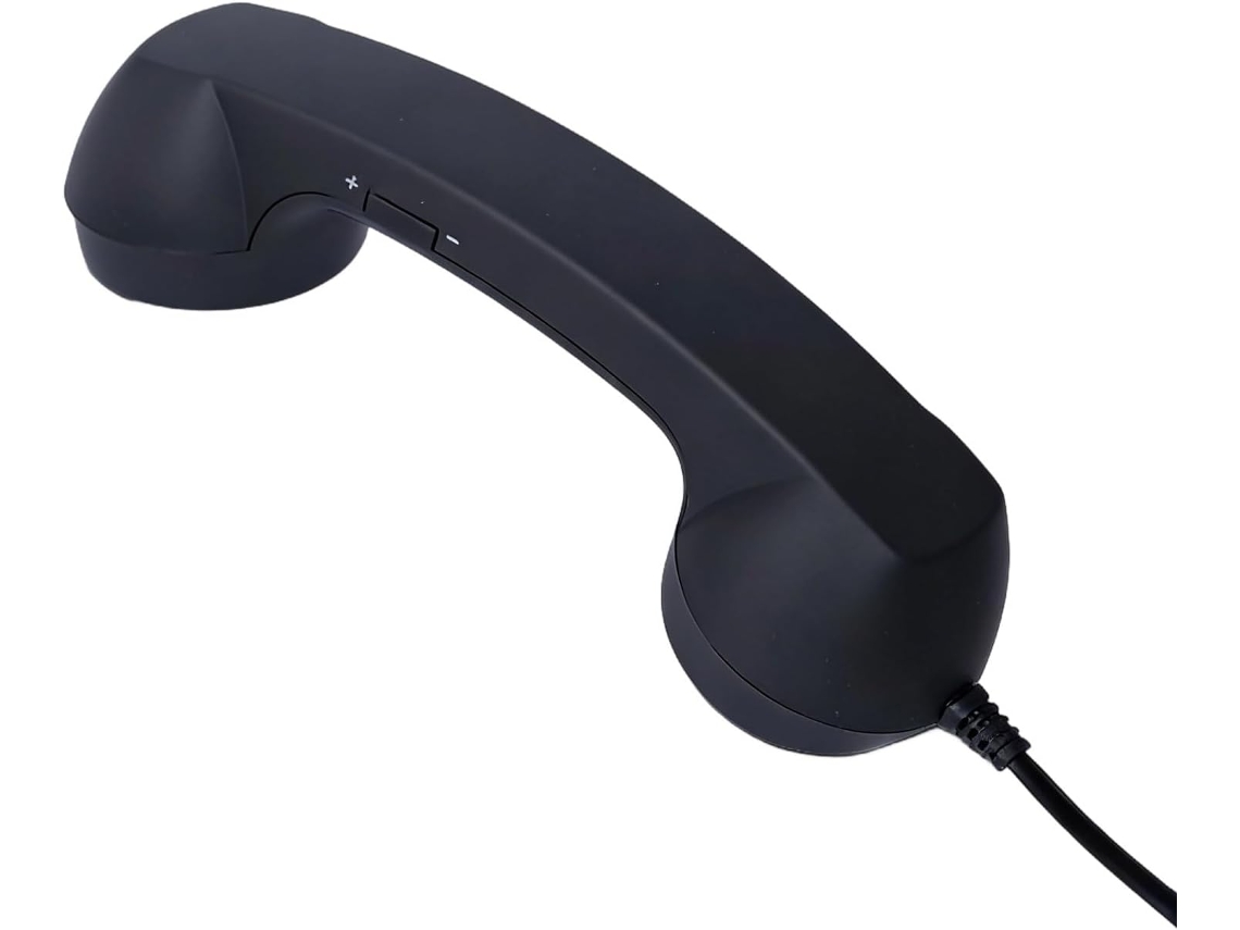 Telefone Retrô Com Fio E Microfone Para Telefones Tipo-c, Cabo De 1 M, Compatível Com Pccelular, Som Nítido,