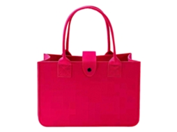 Sacola De Compras Dobrável De Feltro Para Brinquedos, Compras, Passeios, Armazenamento, Trabalho, Viagens, Piqueniques E Uso Diário, Azul Marinho.