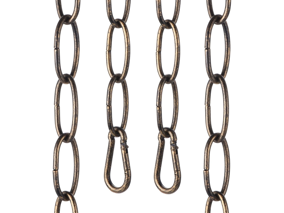 Corrente De 90 Cm Para Pendurar Luminárias, Com Anel Metal 2,8