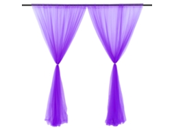 Cortina de Fundo 5x10ft Náilon Semi Transparente Quarto Sala Estar Casamento S/MARCA
