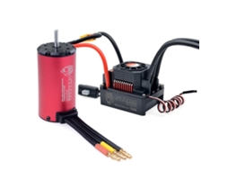 Conjunto Surpass Hobby Kk 4076 2000kv com Motor Brushless 150a e Esc Brushless Xt60 para Peças de Modelismo de Automóveis Rc 1/8 MDUG