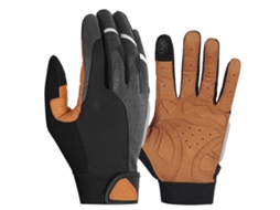 Luvas de Moto Mali, Toque na Tela, Anti Derrapante, Impacto, Preto e Amarelo, M