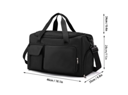 Bolsa Esportiva Tipo Duffel para Academia com Compartimento Sapatos, Ideal Viagens de Fim Semana. AQUAFORGE