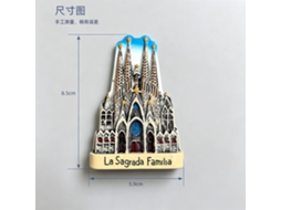 (sagrada Família, Espanha) Ímãs De Geladeira Europeus Da Itália, Veneza, Roma, Espanha
