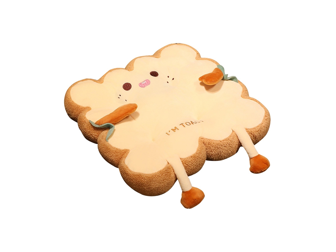 Almofada de Pão Cute Toast Pelúcia Macia Travesseiro Soft Cushion Presente para Crianças Adultos | S/MARCA