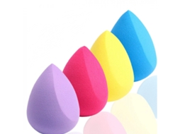 MEOIRUERY Conjunto De 4 Esponjas De Maquiagem Multicoloridas Para Uso Seco E Molhado Ideal Para Líquidos Cremes E Pós