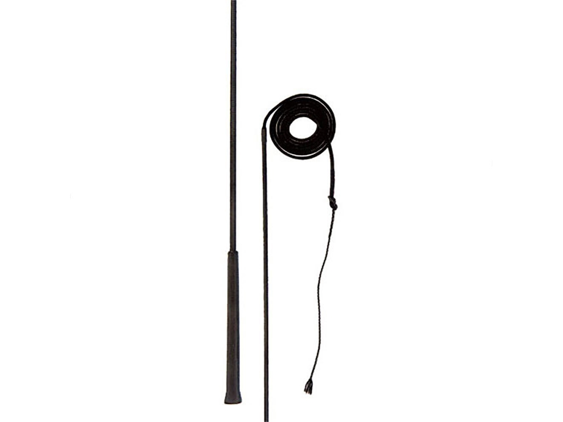 Chicote de Arena Nylon Preto 200 Cmhispano Hipica