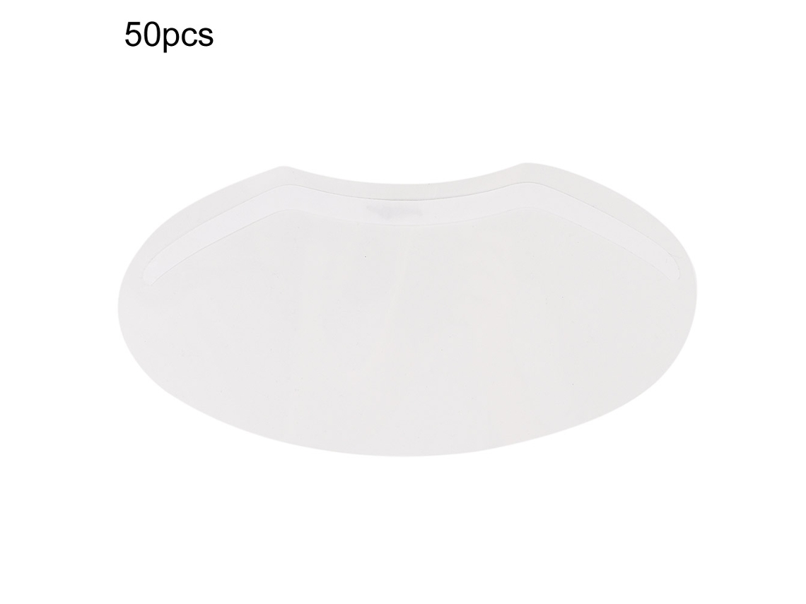 50 Unidades De Máscara Facial Profesional De Protector Ocular Transparente Para Peluquería