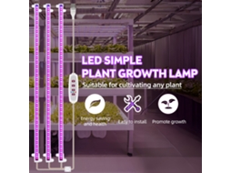 Fita Led para crescimento de plantas, 6,2 W, 126 LEDs.