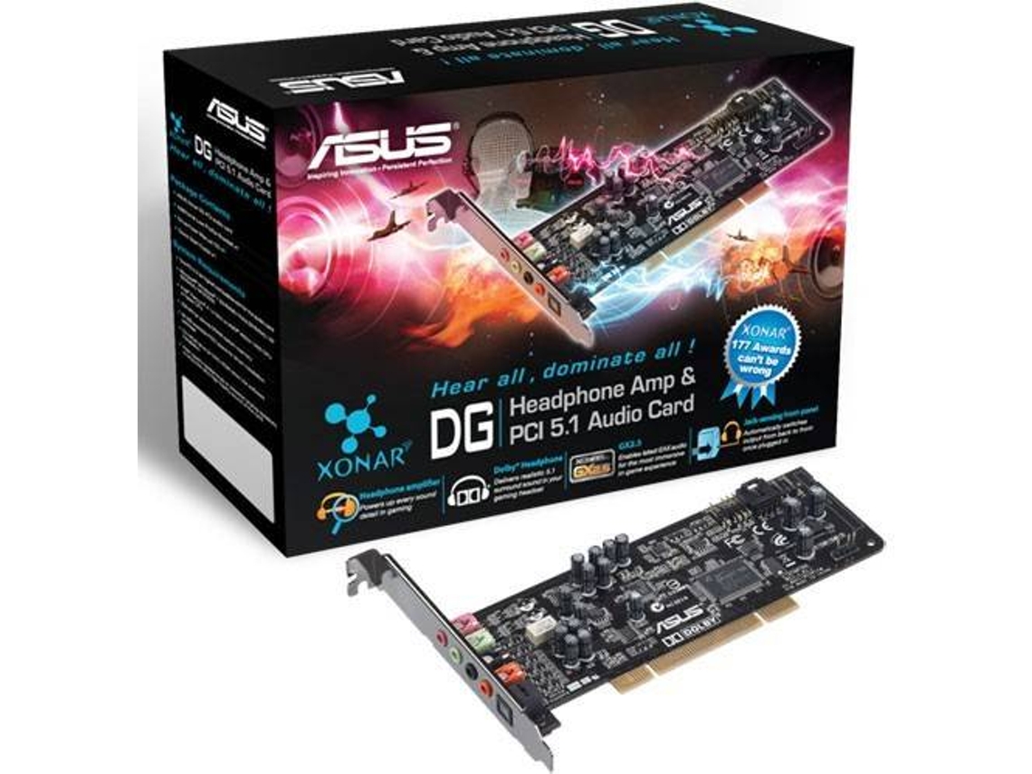 Placa de Som ASUS Xonar DG PCI 5.1