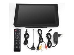 Televisor Portátil Digital Analógico 12 Polegadas Para Casa Carro Avião