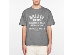 Rockinstone Its A Wonderful Life Bailey Bros Solid Graphite Adult T-shirt Size:xxl