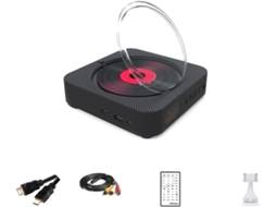 Leitor De Áudio Multifuncional Vcd/cd/dvd Com Alto-falante Bluetooth, Rádio Fm, De Cd De Parede Com Repetidor