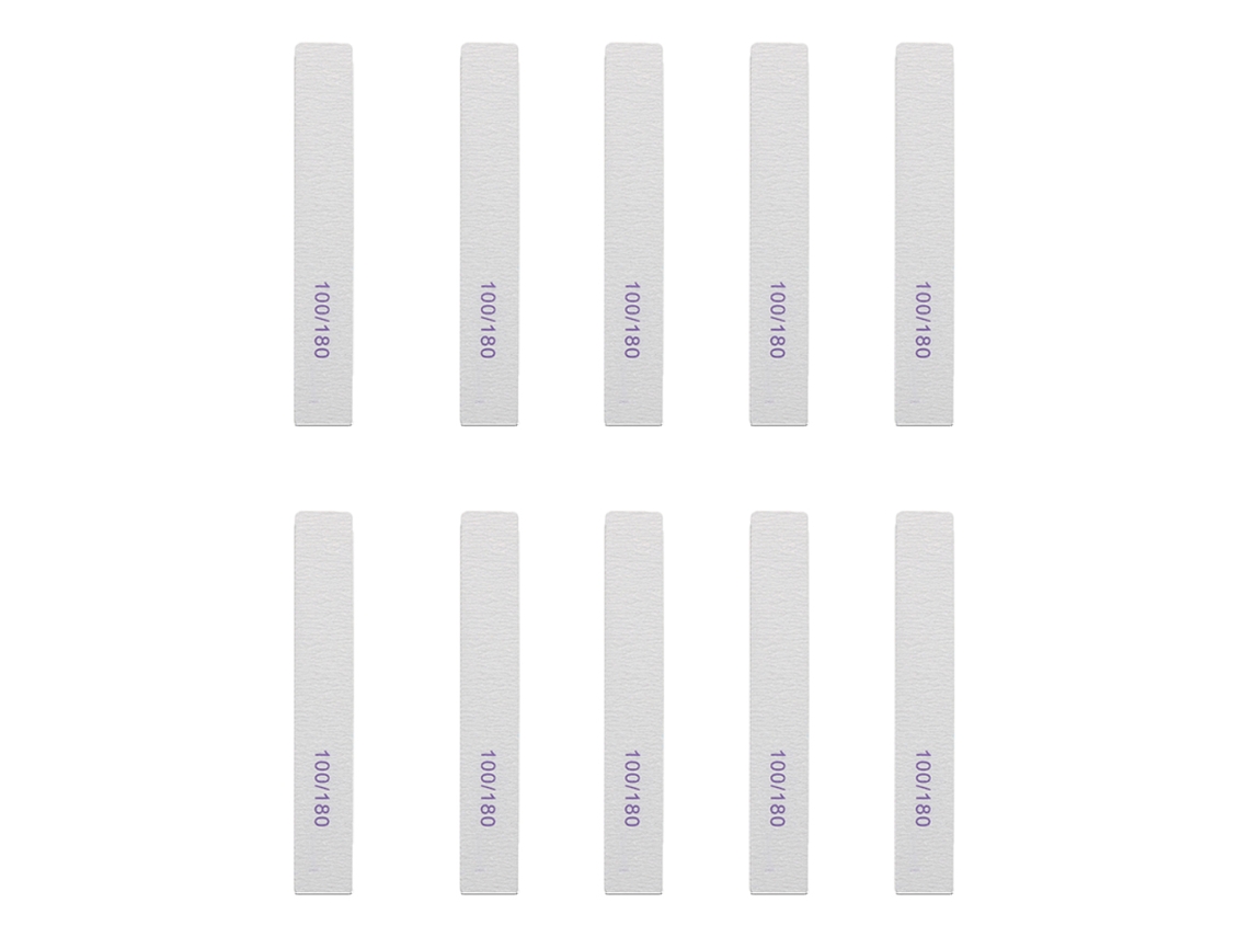 Lixa De Unha Dupla Face Para Manicure Pedicure Unhas Naturais E Acrílicas -St-02 ZMDECQNA 10 Un