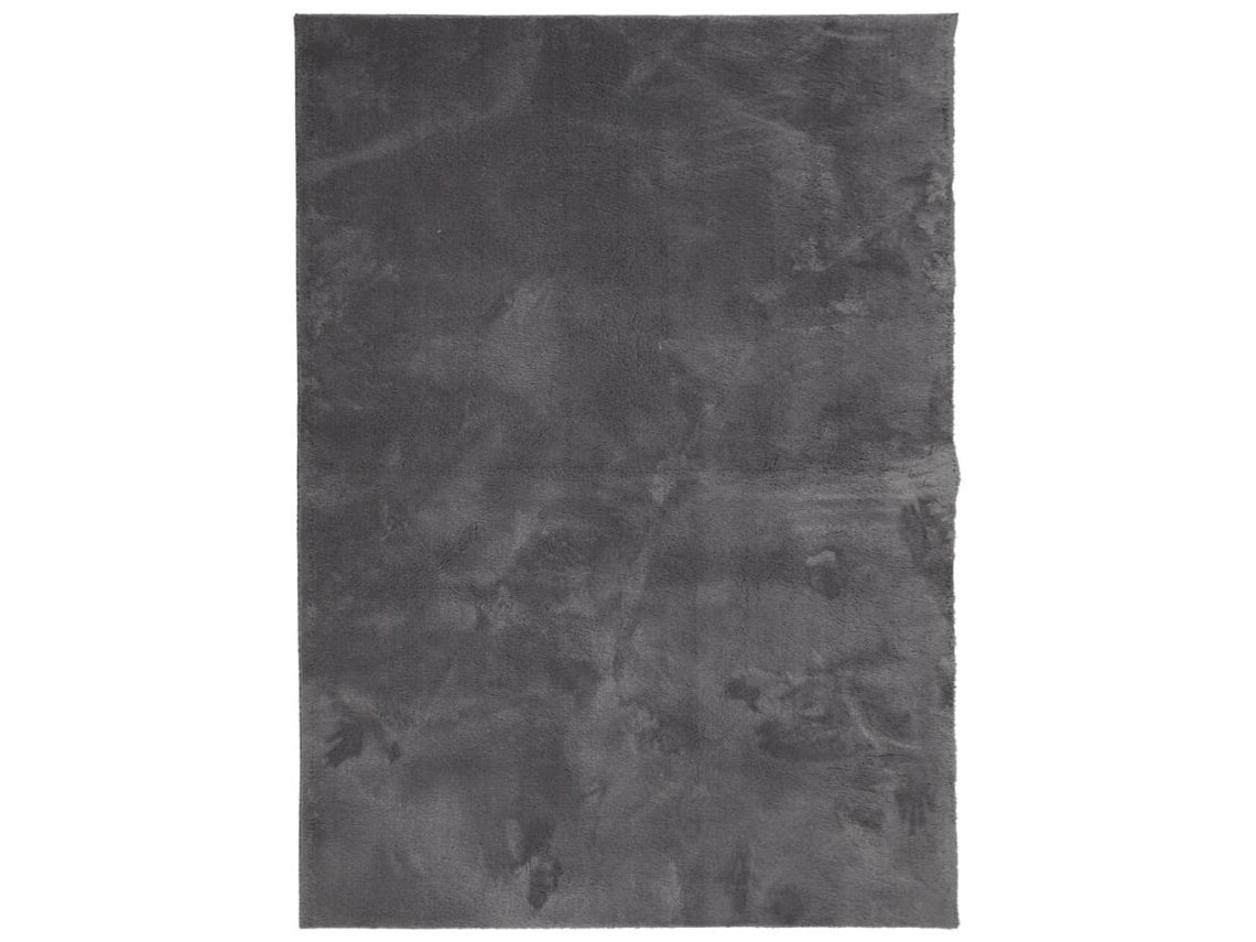 Rug, Rugs Vidaxl Antracite Poliéster (140 X 200 Cm)